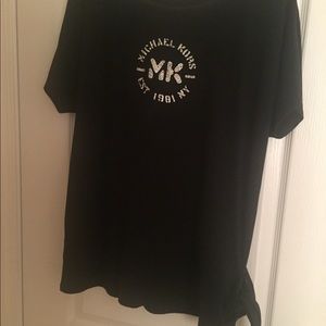 Michael Kors loose shirt with side tie L